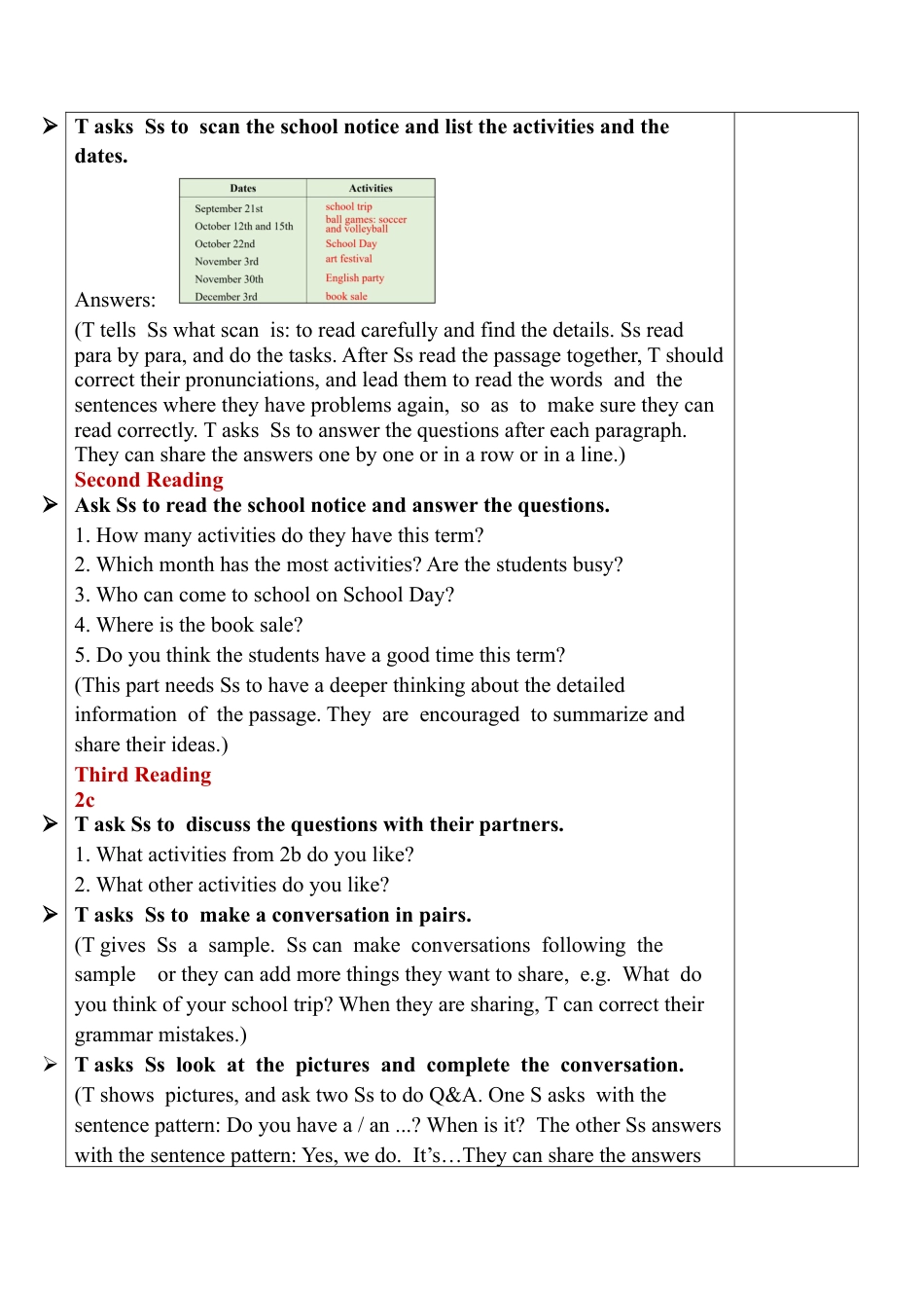 人教英语七年级上Unit 8 Section B (2a-2c).docx_第2页