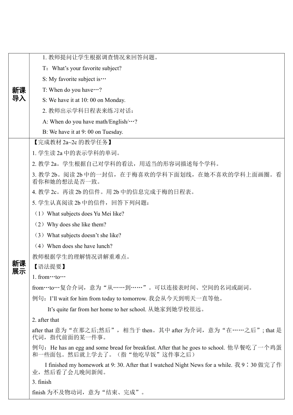 人教英语七年级上Unit 9 第4课时.doc_第2页