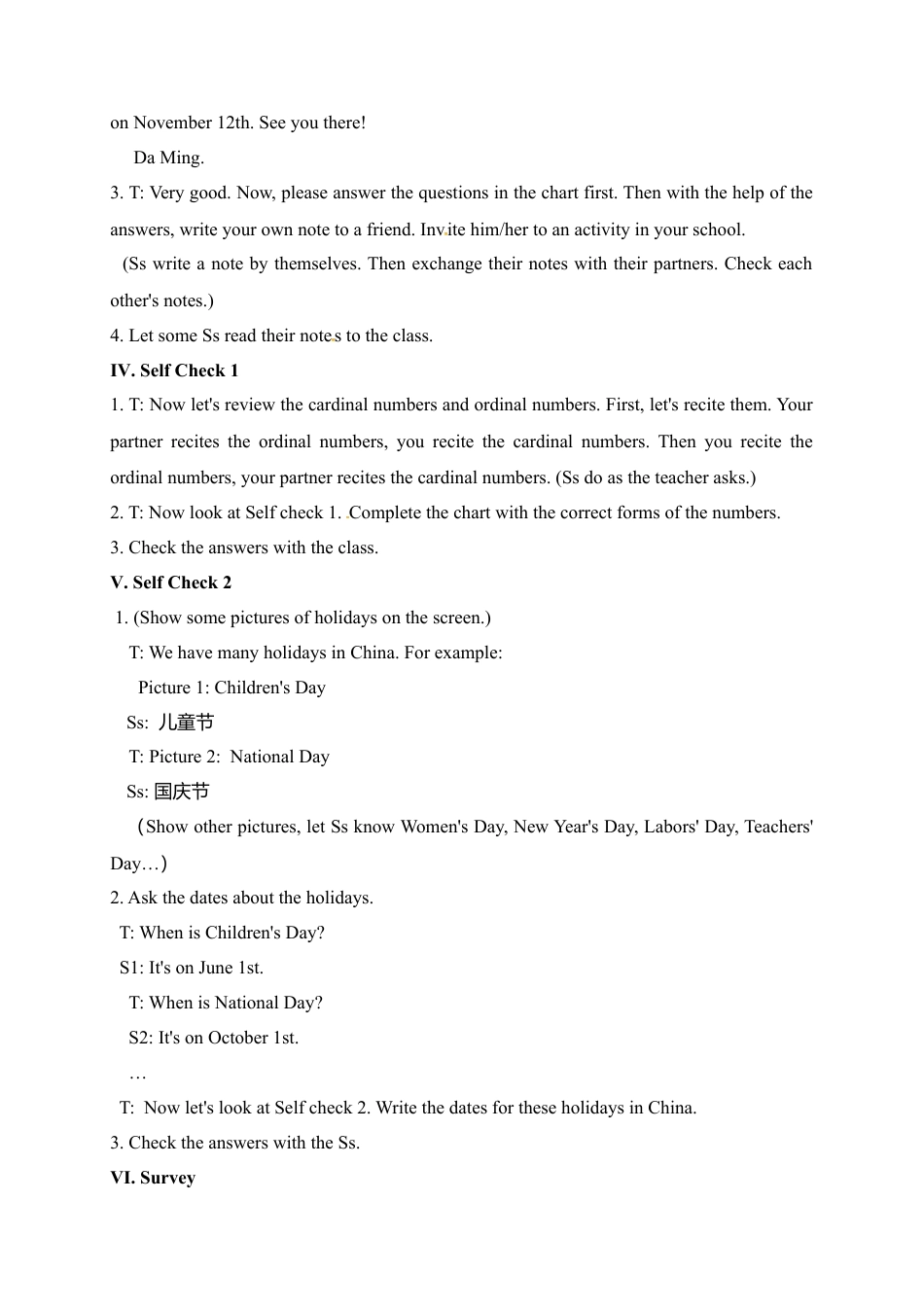 人教英语七年级上教案：Unit 8 When is your birthday Section B2.doc_第3页