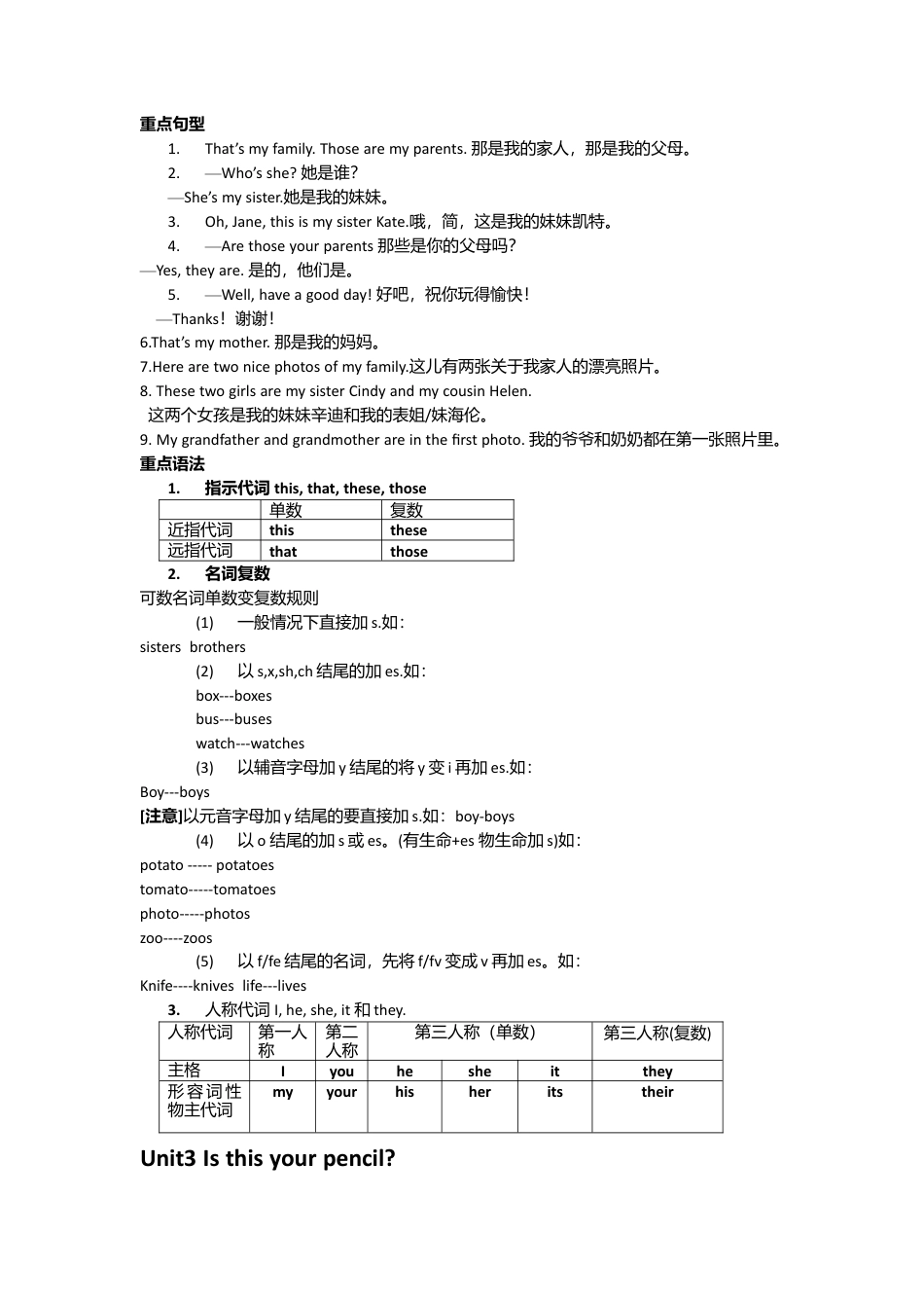 新人教版7年级英语上册知识点总结.doc_第2页