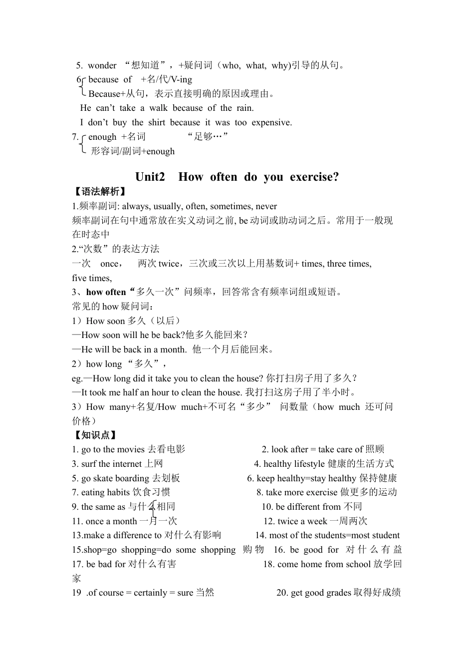 新人教版7年级英语上册知识点总结1.doc_第2页