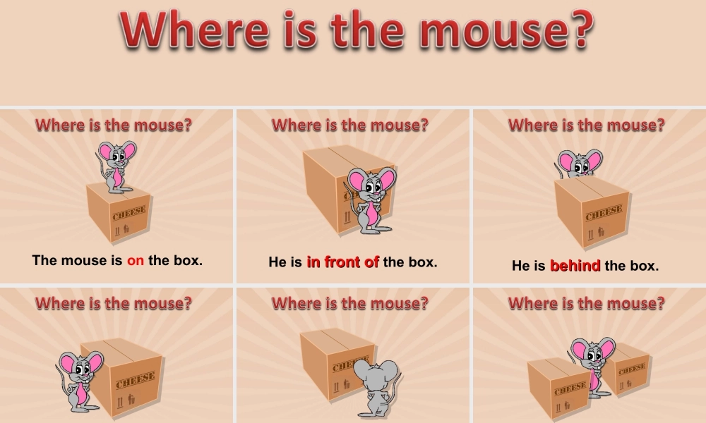 人教版七年级英语上册课件-方位词小游戏--Where is the mouse.ppt