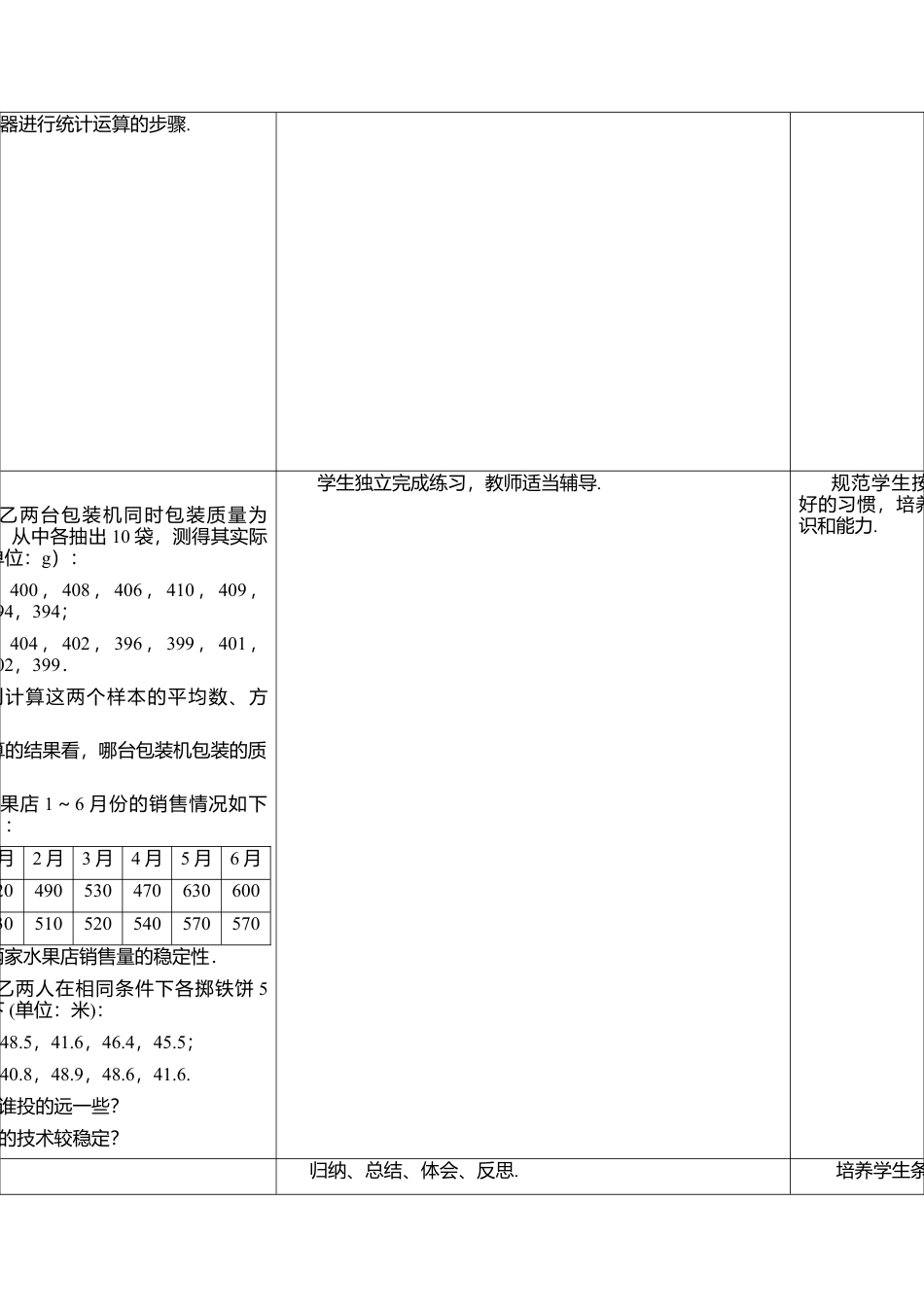 17 《用计算器求方差》参考教案-苏科版初中数学.doc_第2页