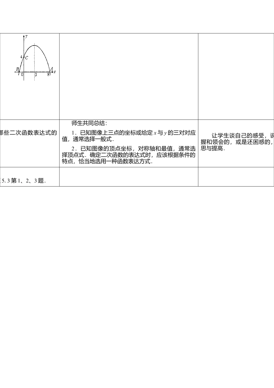 5.3  用待定系数法确定二次函数表达式-苏科版初中数学.doc_第3页