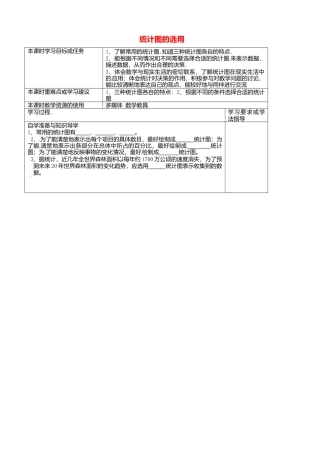苏科初中数学八下《7．2　统计表、统计图的选用》word教案 (5).doc