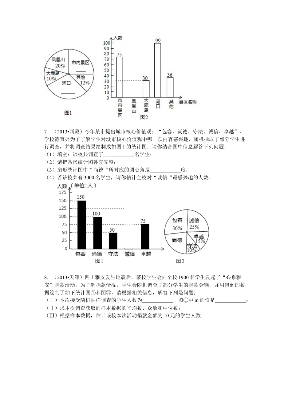 中考题同步试卷：随机现象的变化趋势-苏科版初中数学.doc_第3页