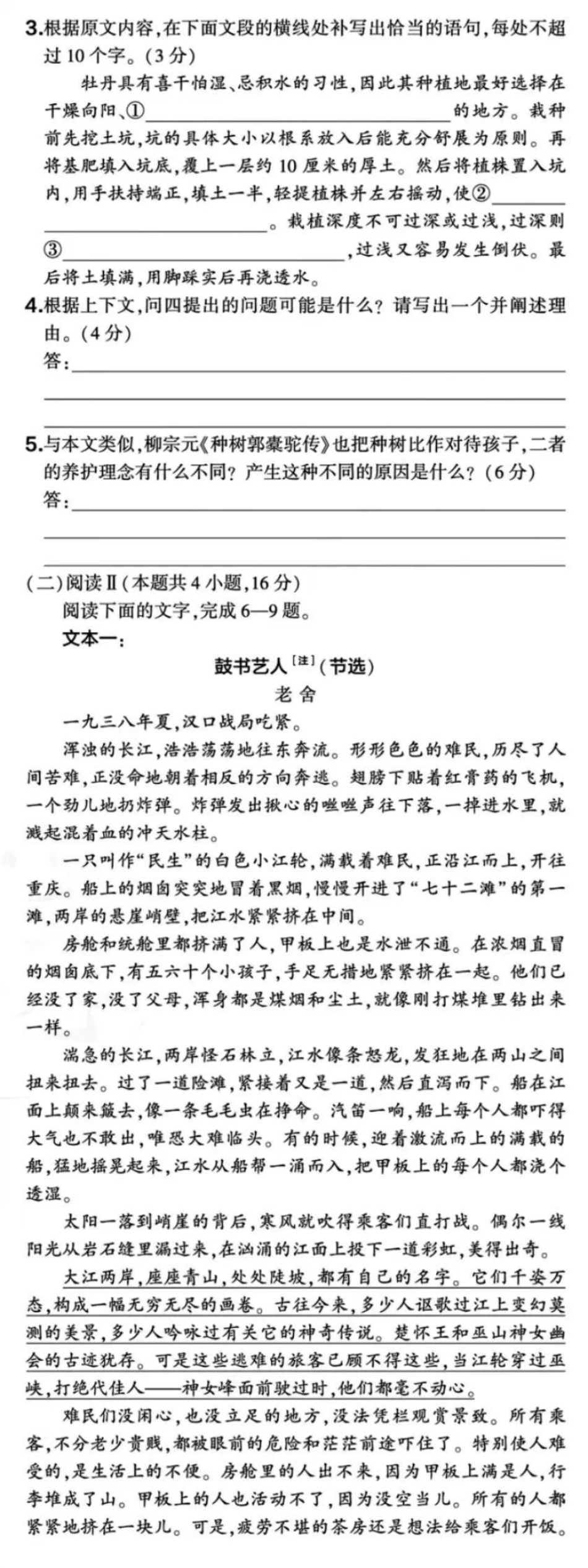 2025年普通高等学校招生全国统一考试语文（全国1卷）（高考真题）.pdf_第3页