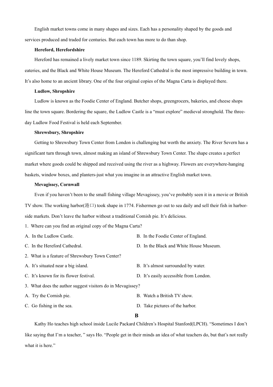 2025年全国高考二卷英语真题（原卷版）.docx_第3页