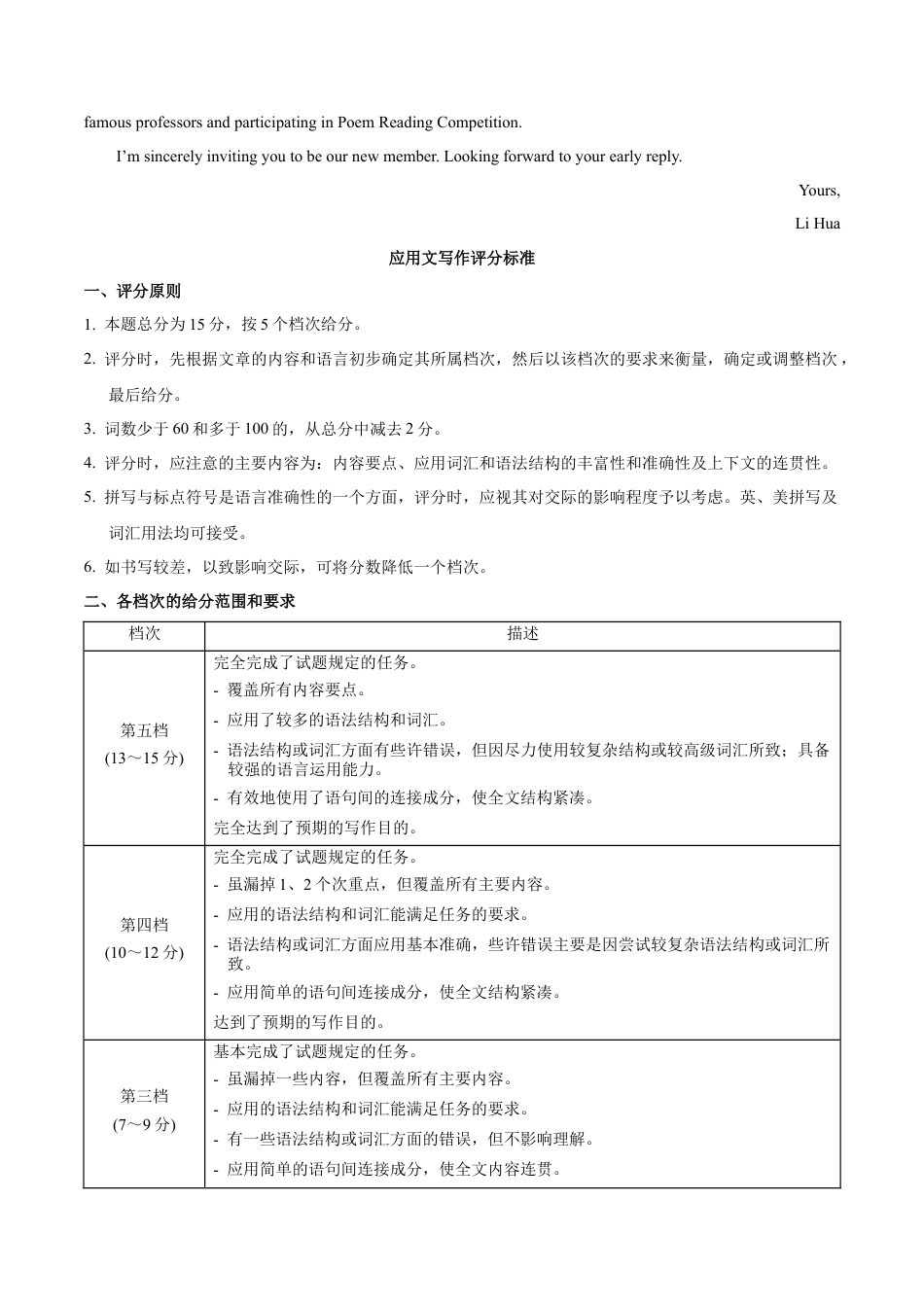 八省2025届高三“八省联考”考前猜想卷英语01答案.docx_第2页