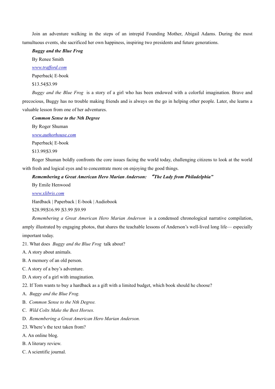 福建省龙岩市一级校联盟2024-2025学年高三上学期11月期中考试 英语 Word版含答案.docx_第3页