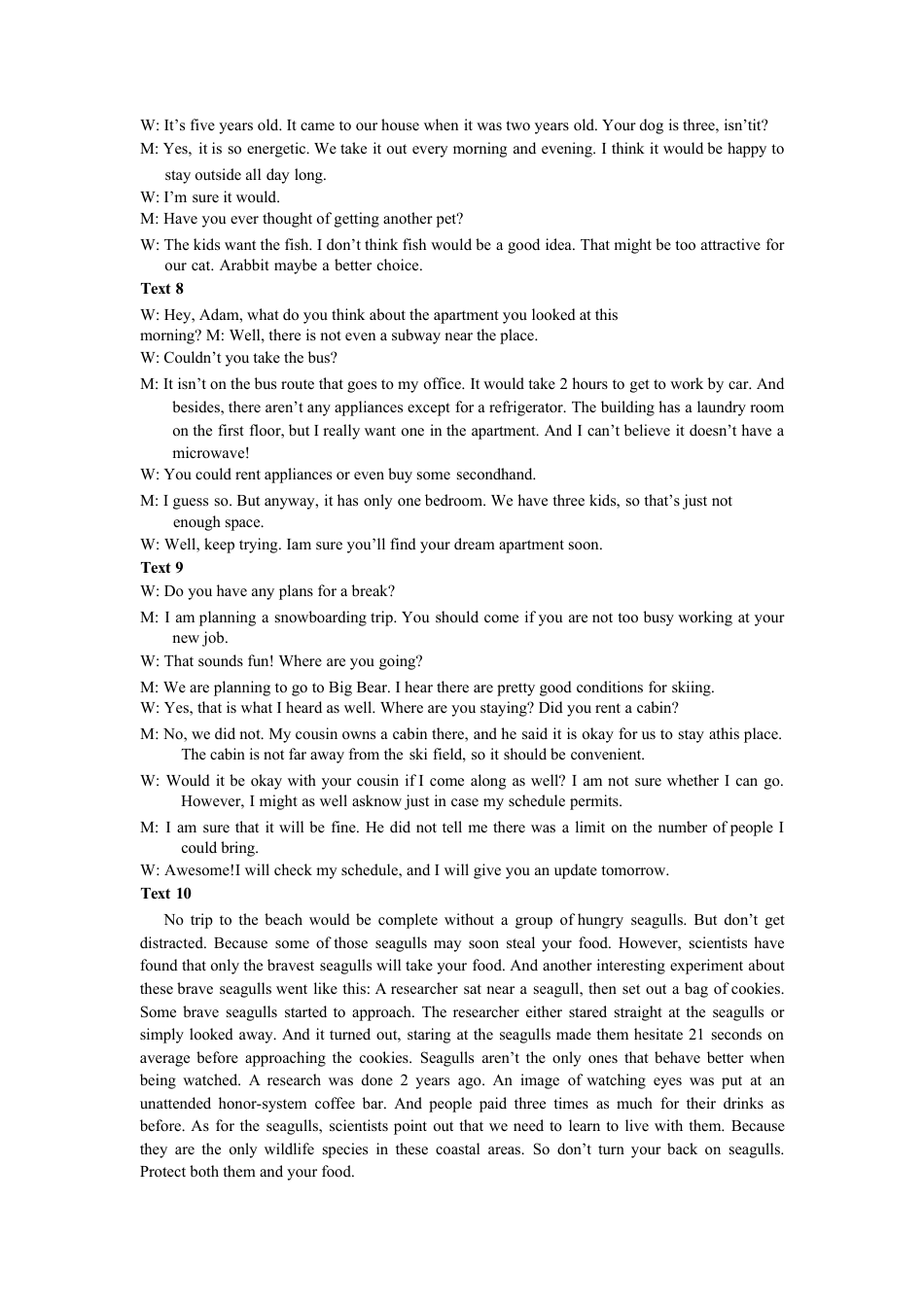 山东省淄博市2023-2024学年度第二学期高二教学质量检测+英语答案.docx_第3页