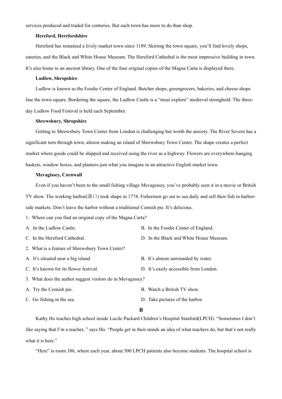 2025《高考英语•全国二卷真题》真题(原卷版).docx_第3页