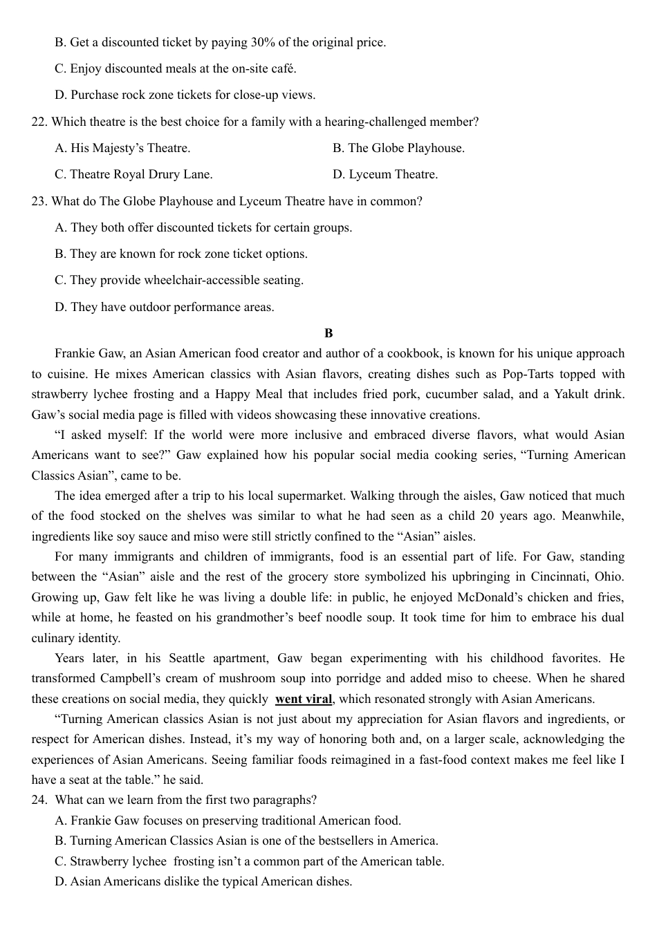 树德中学2025-2026学年高三上学期10月月考+英语.docx_第3页