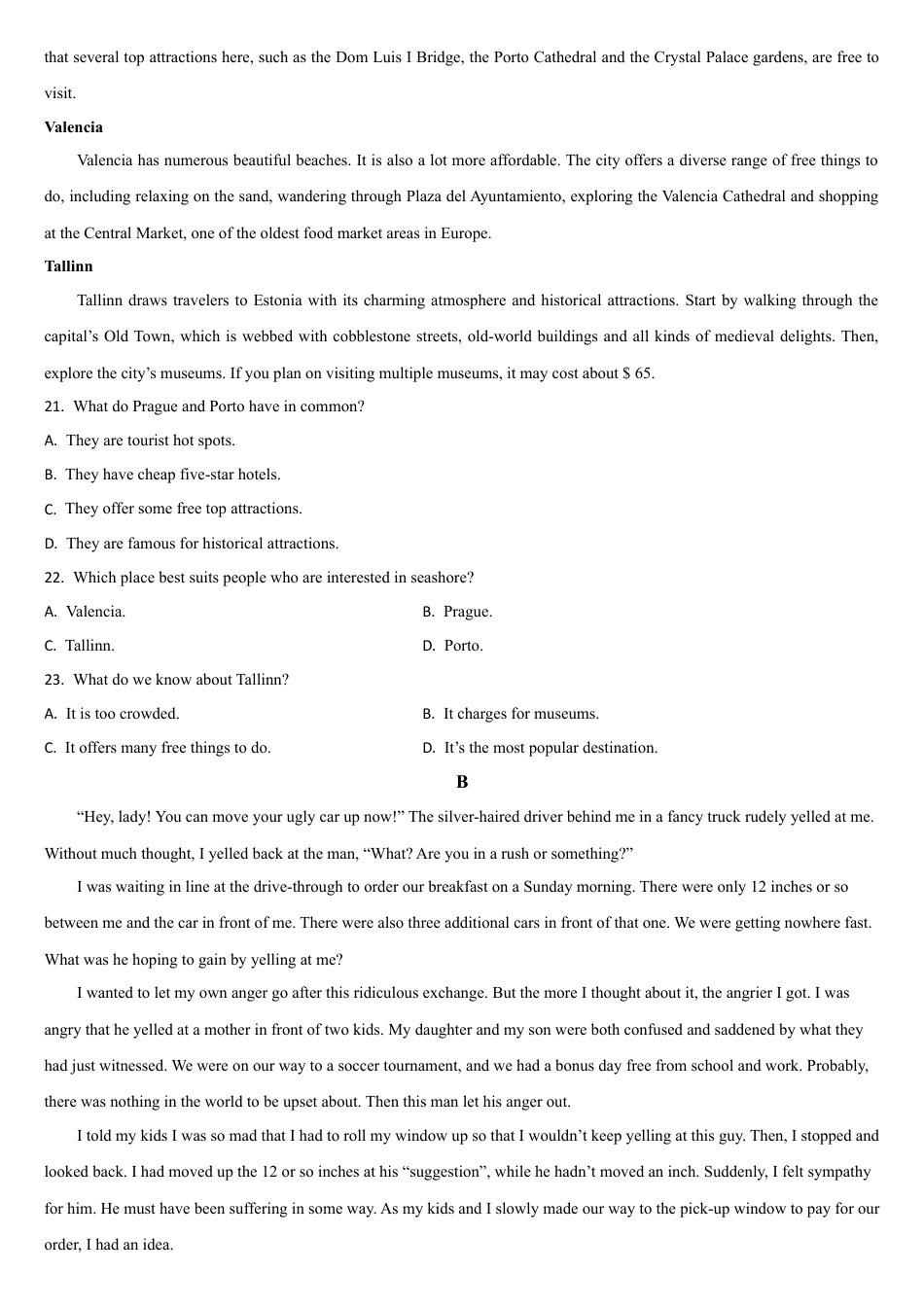 吉林省通化市梅河口市第五中学2023-2024学年高二下学期6月月考英语试题.docx_第3页