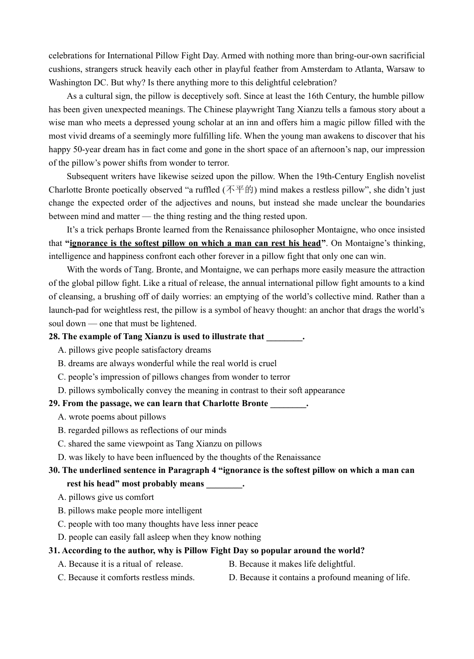 2022级高三第一学期期中考试-英语-试题.doc_第3页