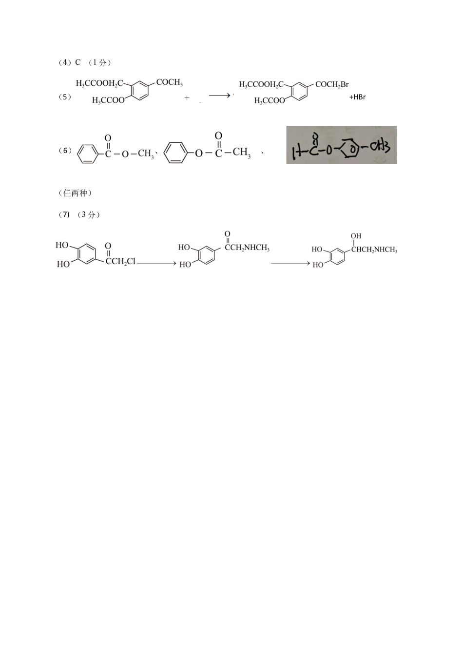 绵阳南山中学实验学校高2023级高三（上）10月月考+化学答案.docx_第3页