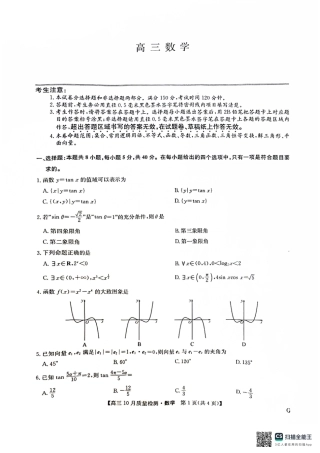 2024-2025学年高三上学期11月月考数学试题.pdf