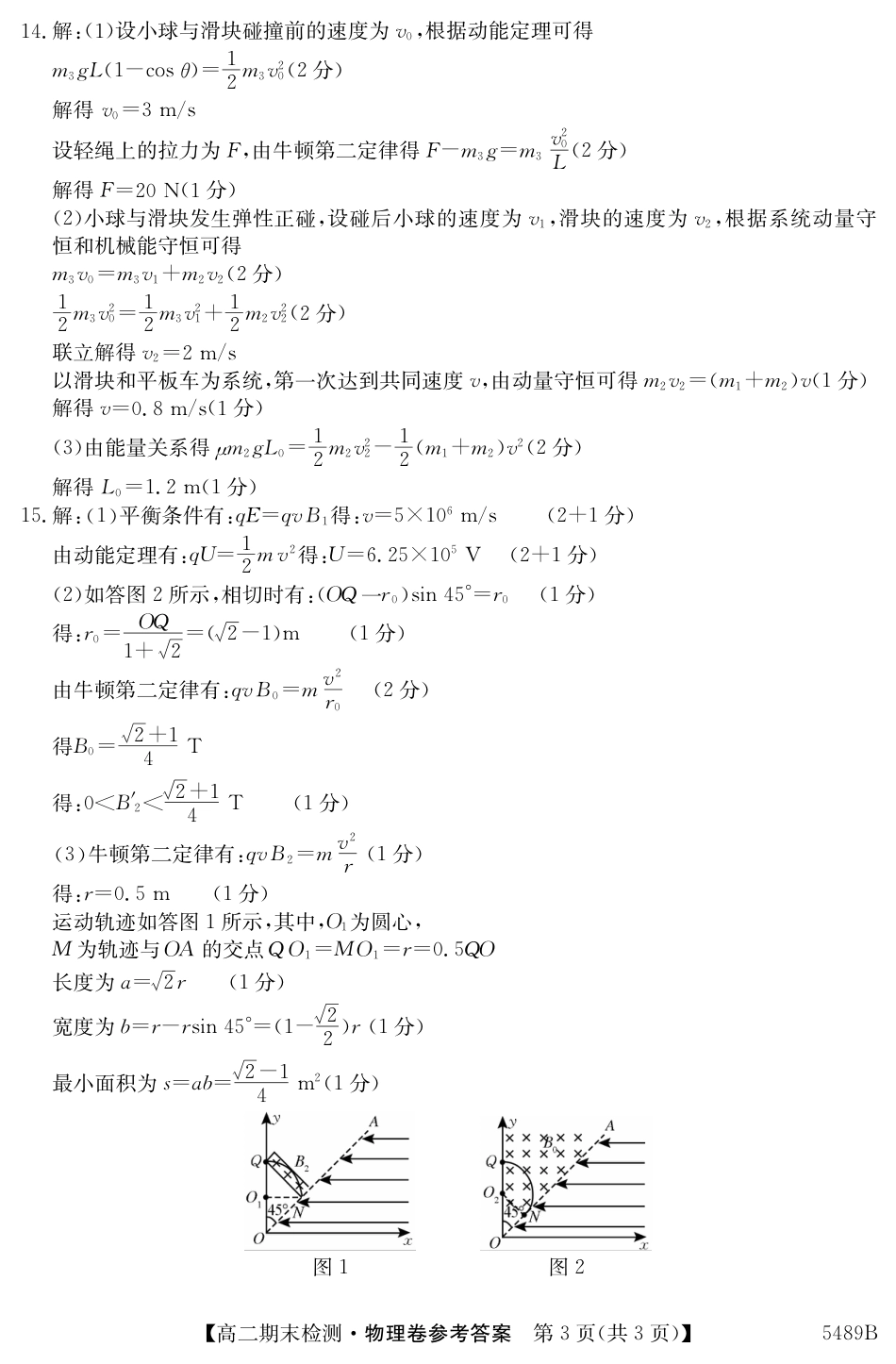 安徽省县中联盟2024-2025学年第二学期高二期末检测（全科）_5489B 物理答案.pdf_第3页