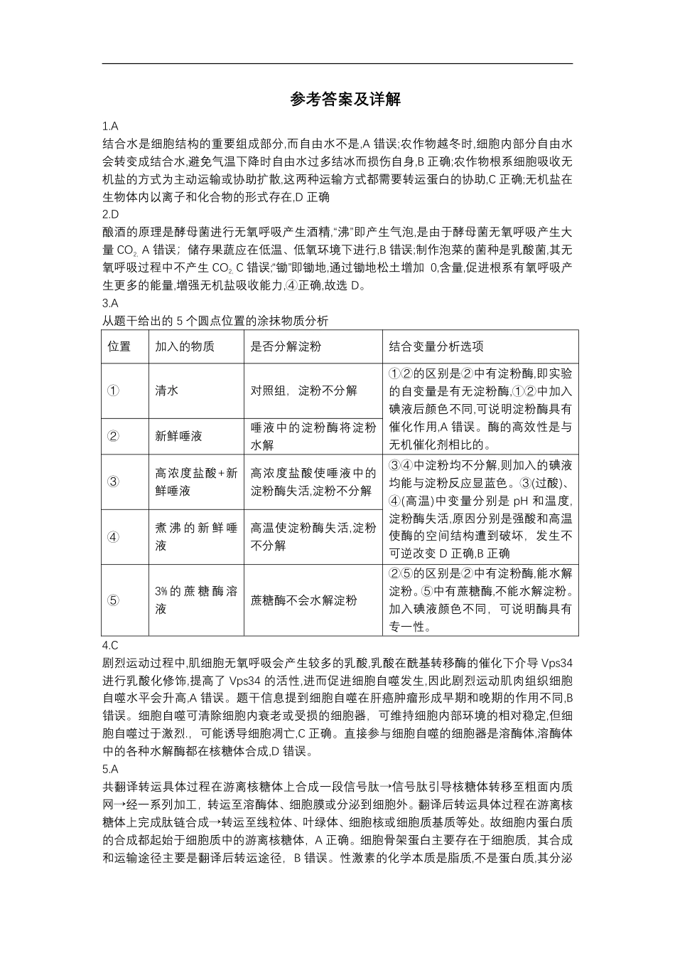 生物_生物答案详解.pdf_第1页