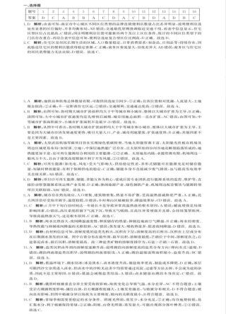 河北省沧州市普通高中2026届高三复习质量检测+地理答案.pdf