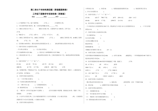 第二单元千米和吨填空题（易错题提高卷）三年级下册数学专项培优卷（苏教版）.docx