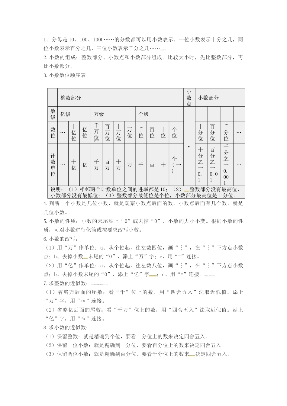 五年级上册数学知识点汇总  苏教版.docx_第3页