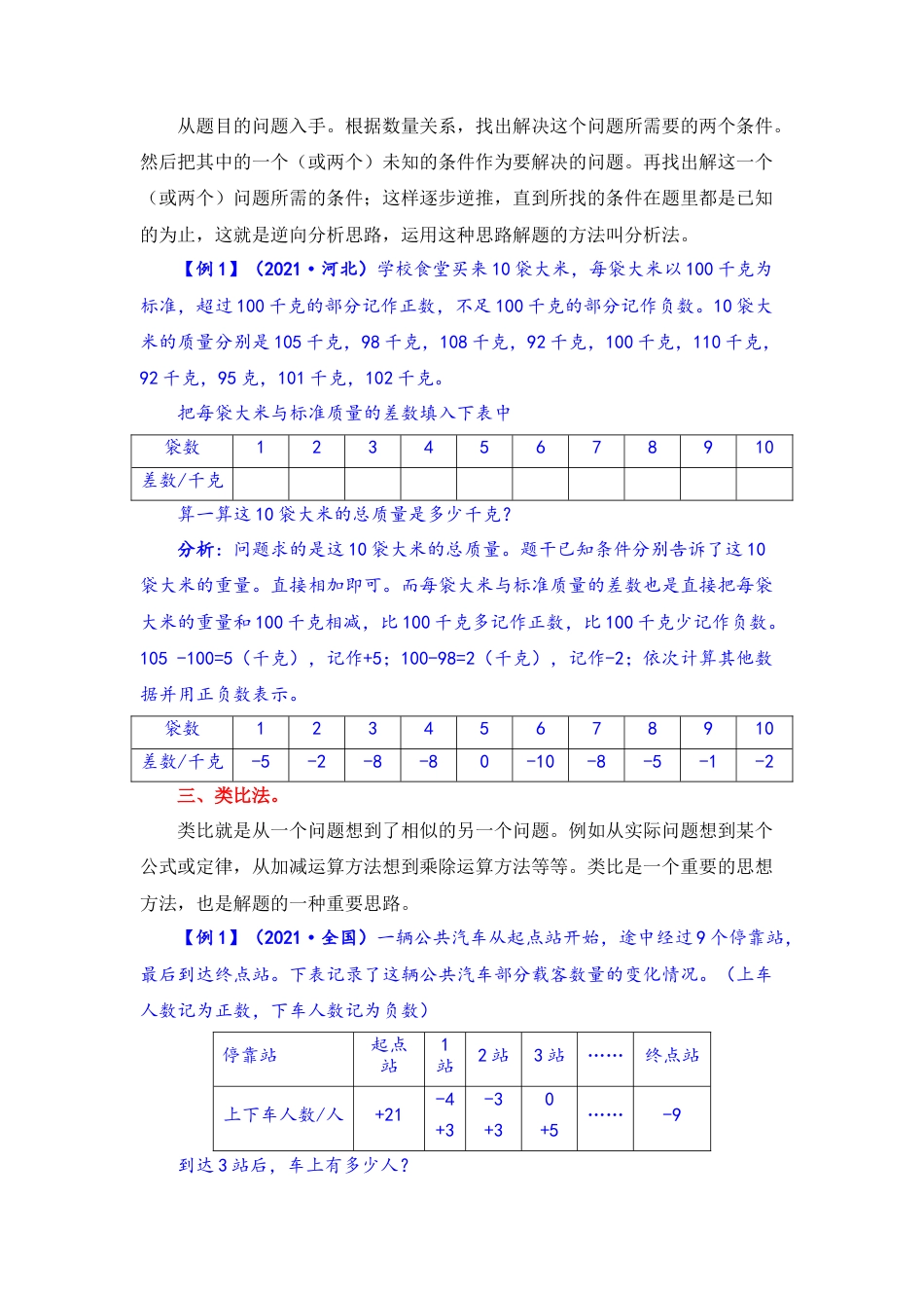 【题型突破】五年级上册数学第一单元题型专项训练-应用题（解题策略+专项秀场）  苏教版（含答案）.docx_第2页