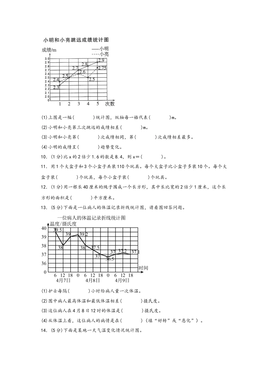 第1-2单元阶段检测卷（培优提升卷）2023年春五年级数学下册月考高频易错题专项卷+（苏教版）.docx_第3页