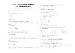 第一单元20以内的退位减法填空题（易错题提高卷）一年级下册数学专项培优卷（苏教版）.docx
