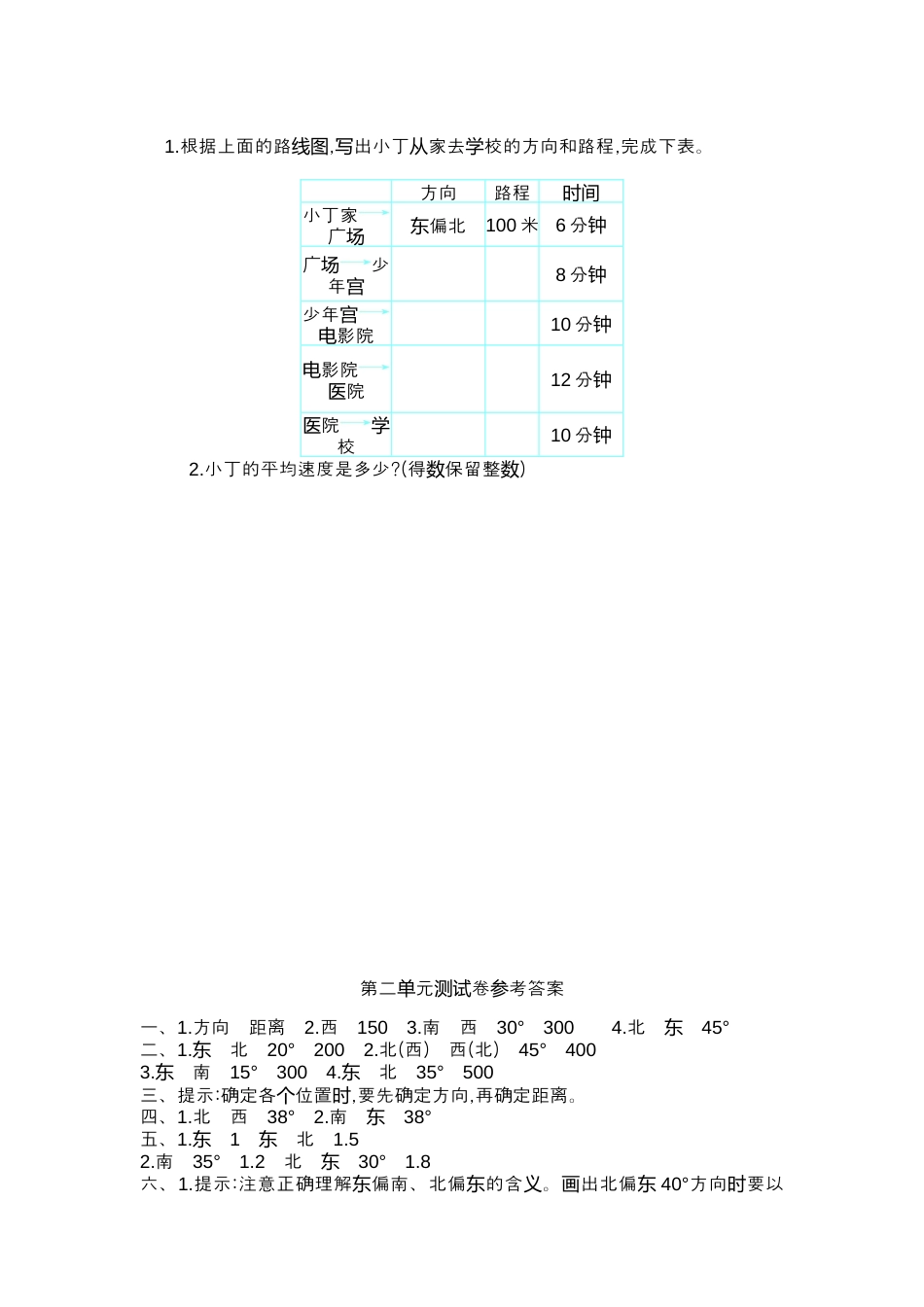 小学数学六年级上-第二单元测试卷.docx_第3页