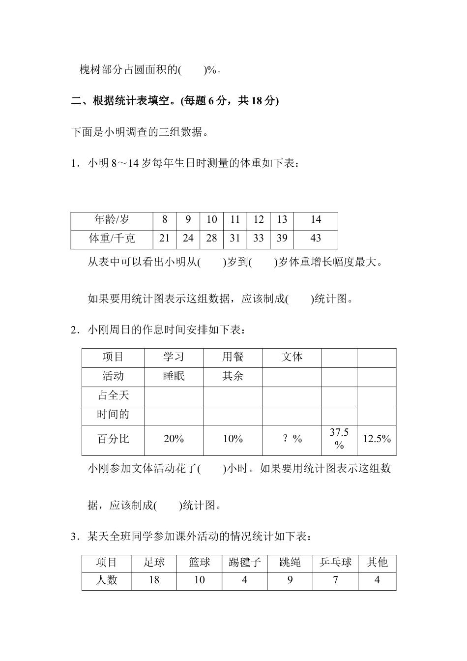 小学数学六年级上-教材过关卷(7).docx_第2页