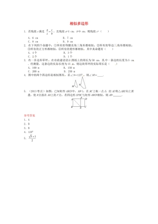 人教9年级数学下-27.1 图形的相似同步练习2 新人教版.doc