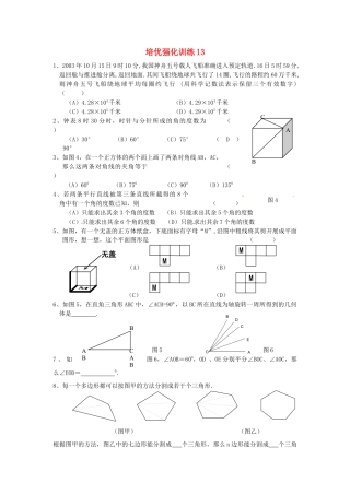 数学七年级上-培优强化训练13 新人教版.doc