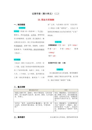 部编版八年级语文上册-第六单元  知识总结记背（2）（部编版）.doc