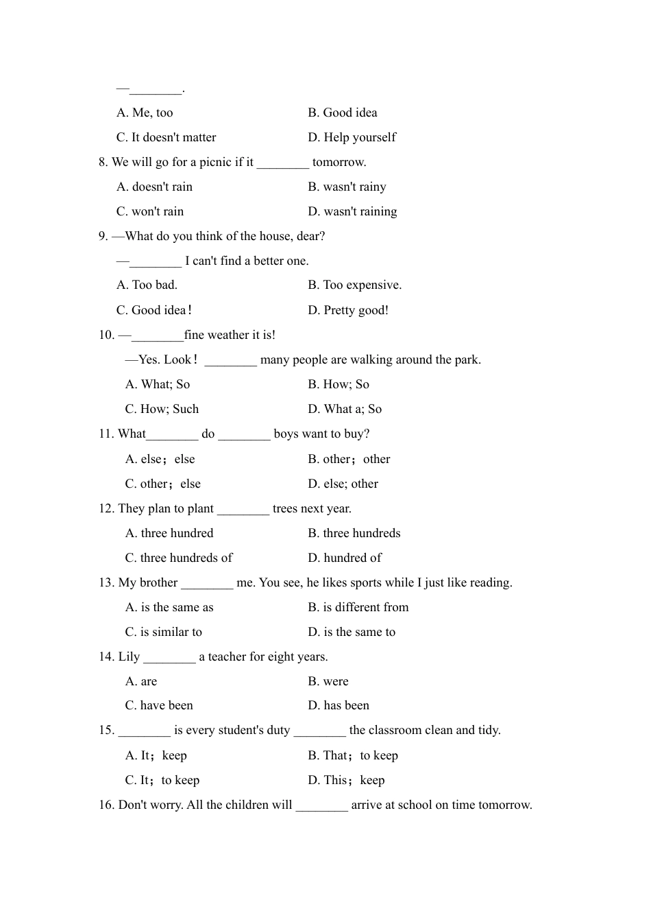 人教版八年级英语上册-句型专项.doc_第2页