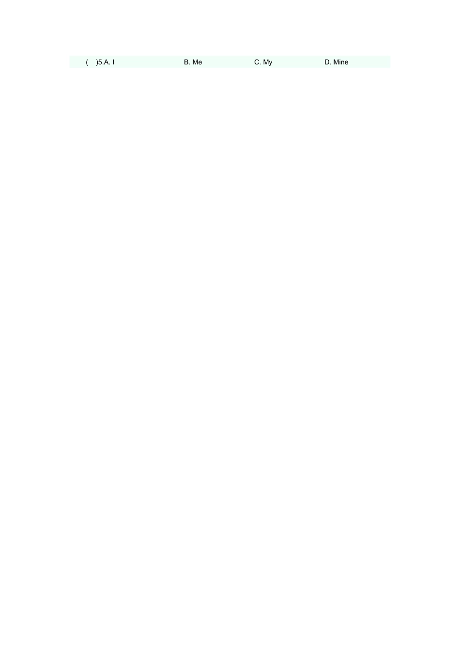 人教新目标七年级上学-完型填空专项练习题 2.doc_第3页