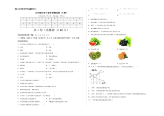 九年级化学下册-阶段测试卷（A卷）（人教版）（考试版）.docx