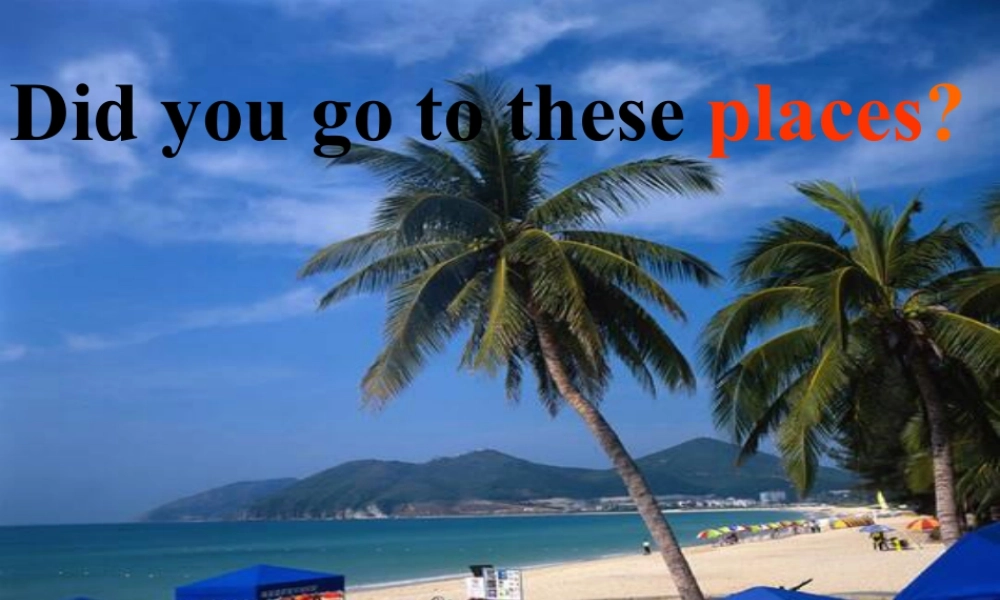 外研版小学英语课件-3Unit 1 Where did you go_.ppt