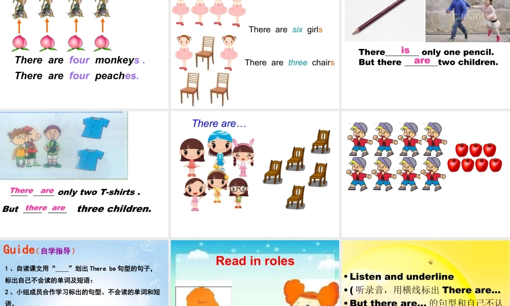 外研版小学英语课件-5Unit 1 There are only nineteen crayons.ppt