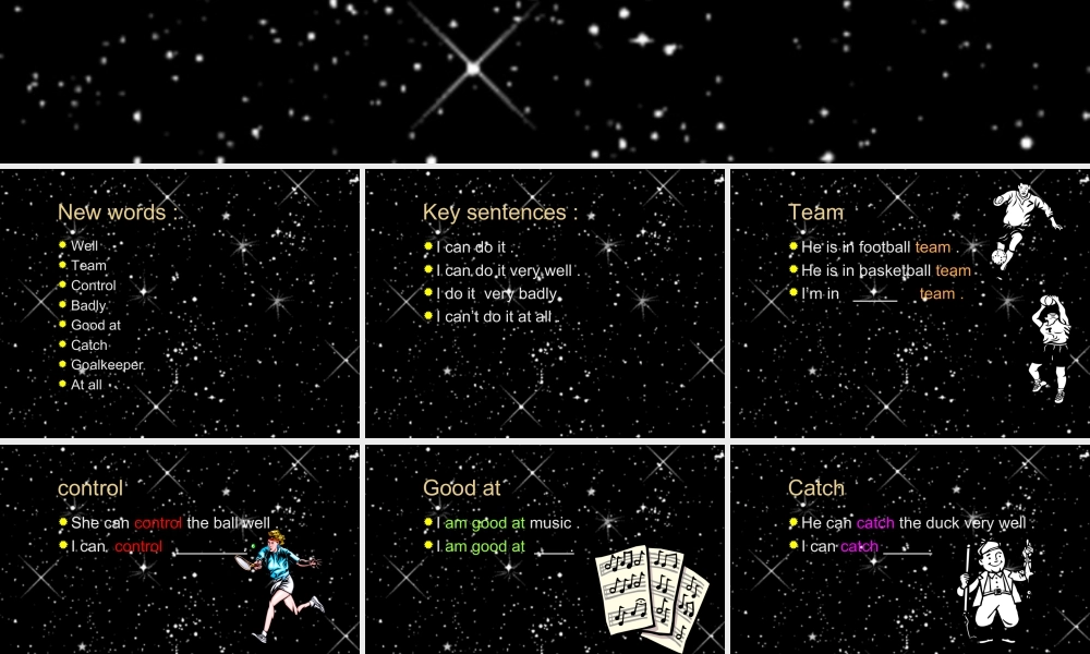 外研版小学英语课件-6Unit 1 You can play football well (2).ppt
