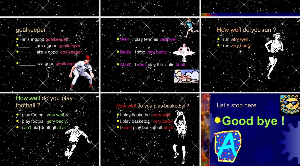 外研版小学英语课件-6Unit 1 You can play football well (2).ppt