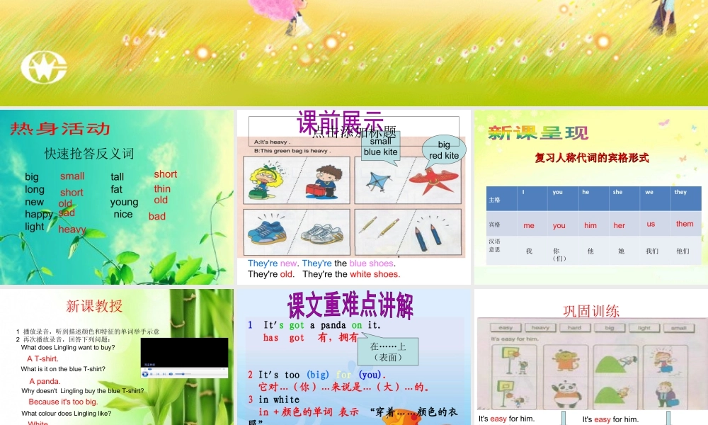 外研版小学英语课件-It’s_too_big_for_you课件.ppt.ppt