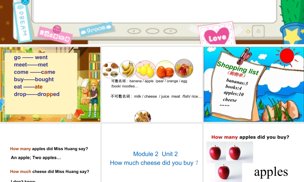 外研版小学英语课件-M2U1U2.ppt