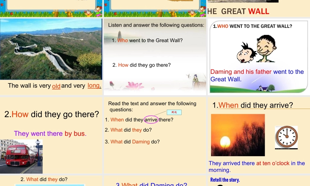 外研版小学英语课件-M3U2 Daming took a photo of his father.ppt