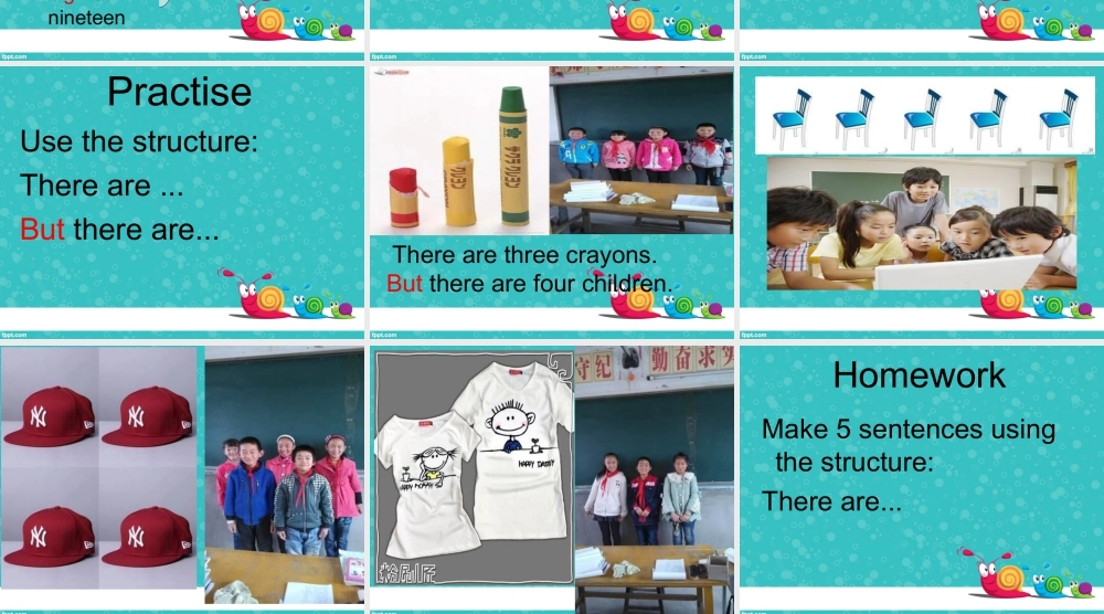 外研版小学英语课件-M5U1 There are only nineteen crayons.课件.ppt