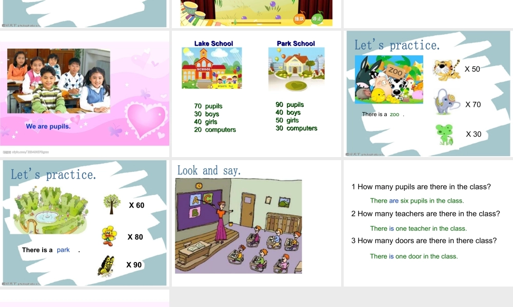 外研版小学英语课件-M5U2 There are forty.ppt