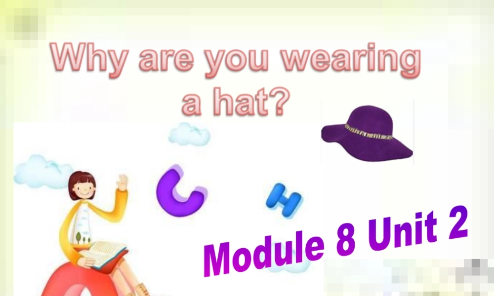外研版小学英语课件-M8U2Why are you wearing a hat 课件.ppt.ppt