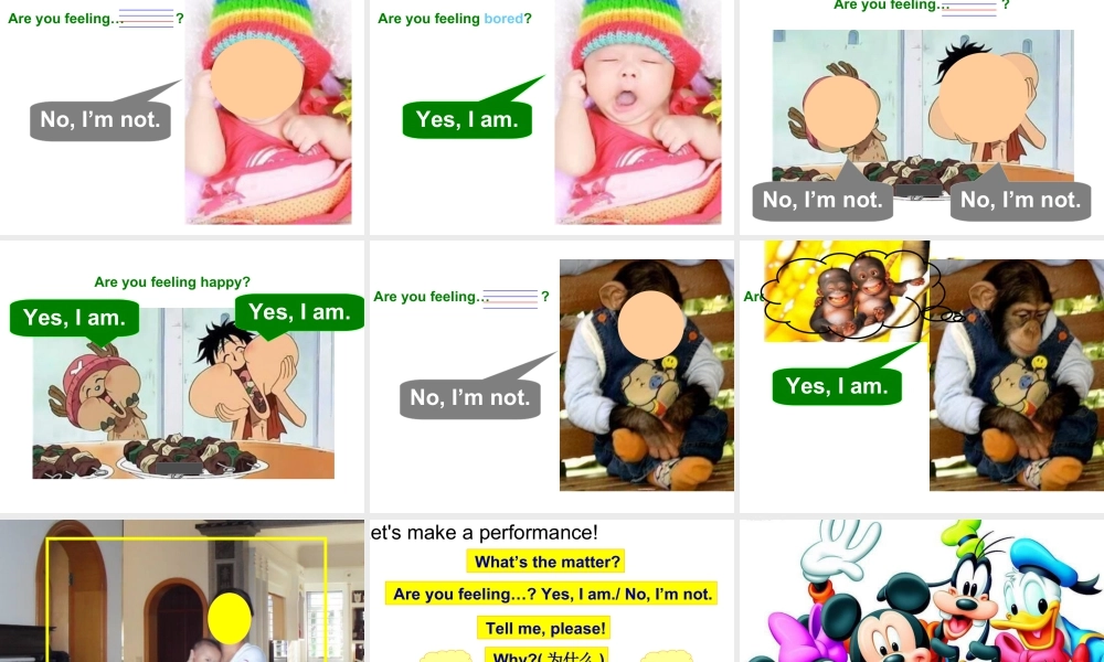 外研版小学英语课件-M9U1Are you feeling bored？.ppt