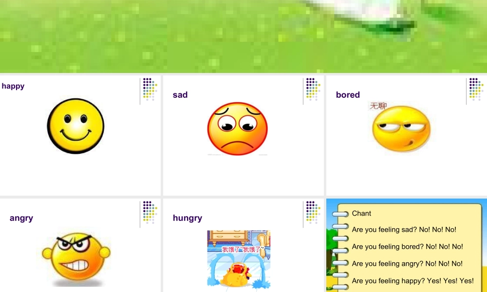 外研版小学英语课件-M9U2 I feel happy课件.ppt