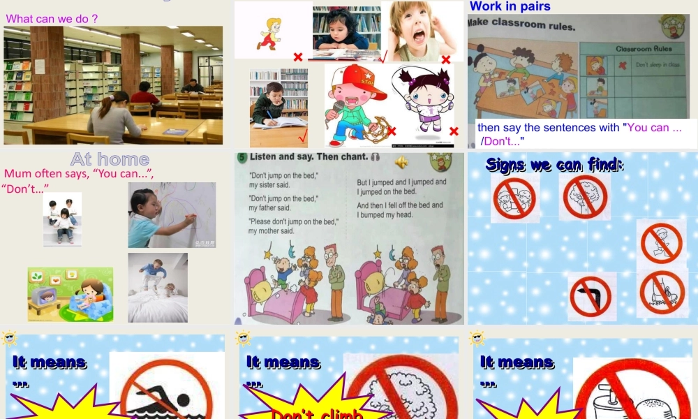 外研版小学英语课件-M10U2 Don't shout  please.课件.ppt